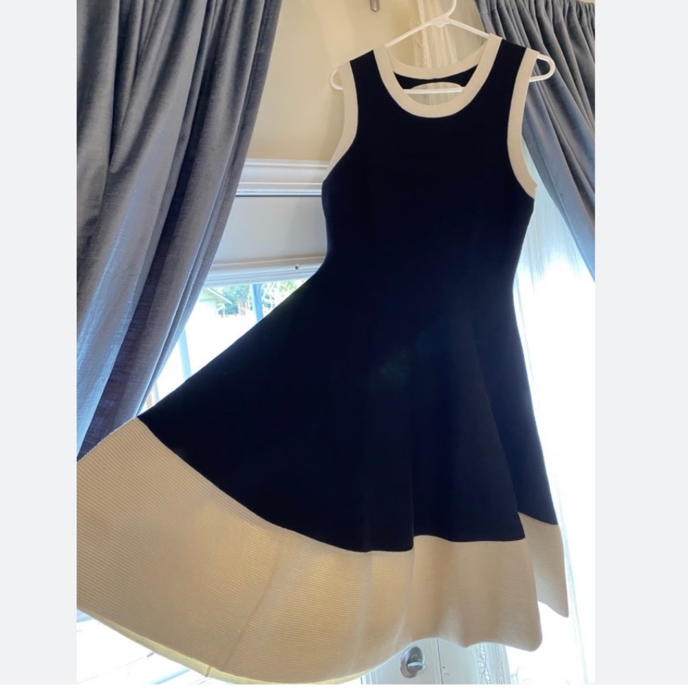 Kate Spade Quincy Brighton Black and Cream Dress